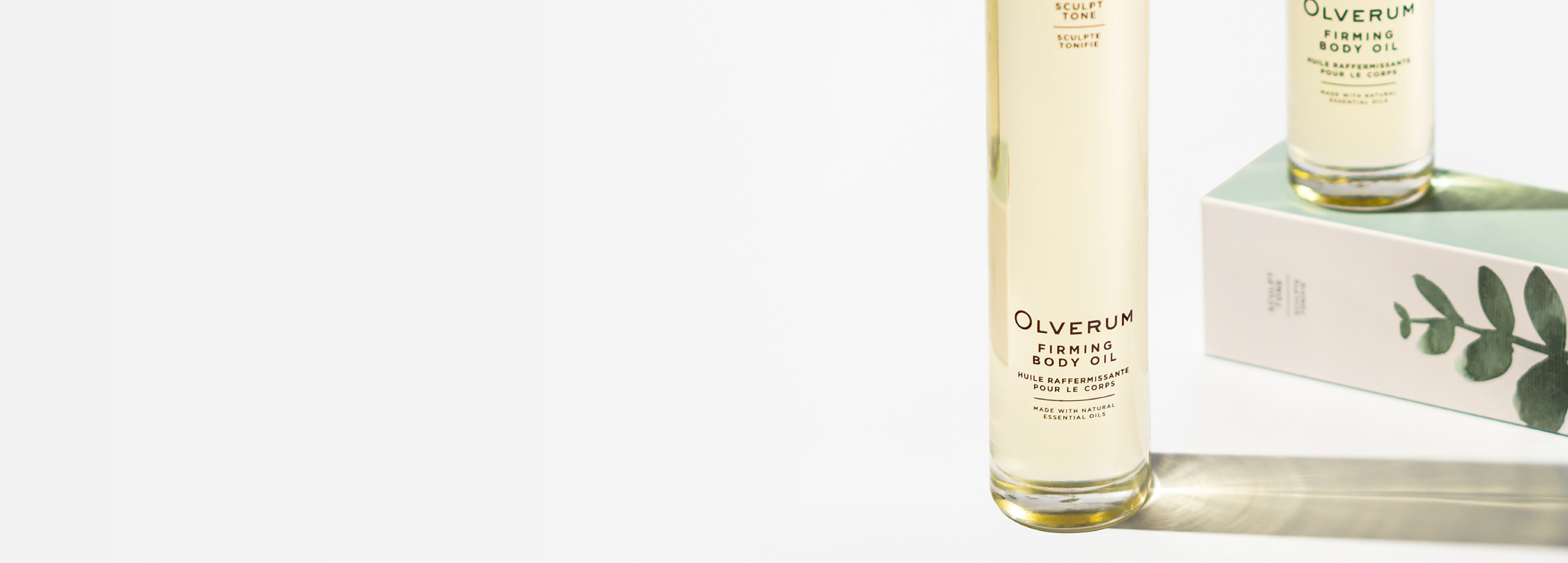 An intensive body sculpting oil